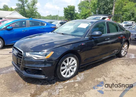 2015 Audi A6 3.0T Premium Plus z USA, uszkodzony, nr VIN WAUFGAFC4FN016563